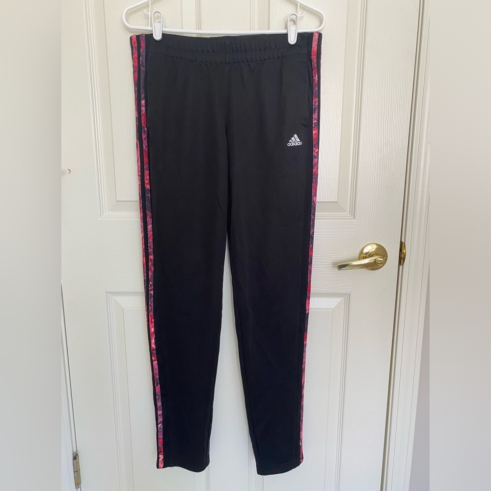 Adidas Climalite Joggers, pink stripes
